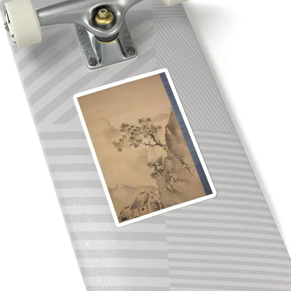 Kishi Ganryo - Watermill in the Mountains - 19th century v5 - STICKER Vinyl Kiss-Cut Decal