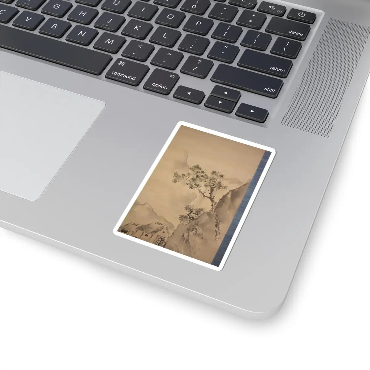 Kishi Ganryo - Watermill in the Mountains - 19th century v5 - STICKER Vinyl Kiss-Cut Decal