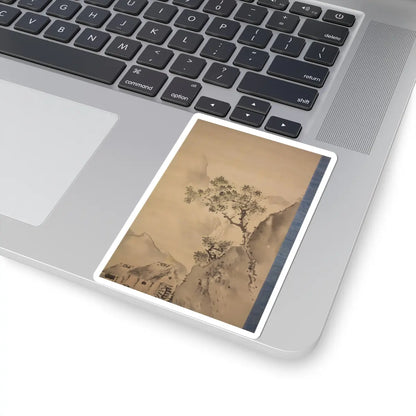 Kishi Ganryo - Watermill in the Mountains - 19th century v5 - STICKER Vinyl Kiss-Cut Decal