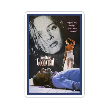 Kiss Daddy Goodnight 1988 Movie Poster STICKER Vinyl Die-Cut Decal 6 Inch - The Sticker Space