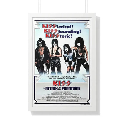 KISS IN ATTACK OF THE PHANTOMS (KISS MEETS THE PHANTOM OF THE PARK) 1978 - Framed Movie Poster - The Sticker Space