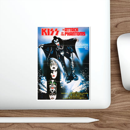 KISS MEETS THE PHANTOM OF THE PARK (GERMAN) 1978 Movie Poster STICKER Vinyl Die-Cut Decal-The Sticker Space