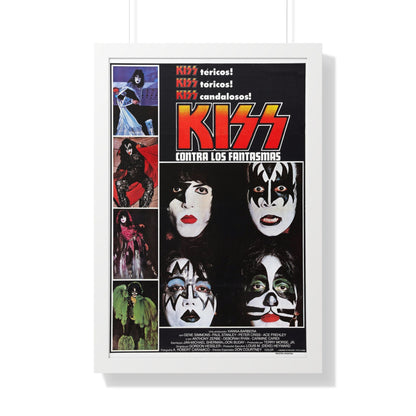 KISS MEETS THE PHANTOM OF THE PARK (SPAIN) 1978 - Framed Movie Poster-20" x 30"-The Sticker Space