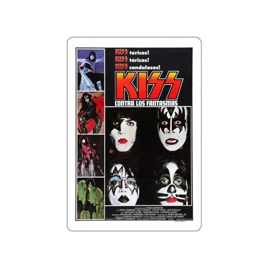 KISS MEETS THE PHANTOM OF THE PARK (SPAIN) 1978 Movie Poster STICKER Vinyl Die-Cut Decal 2 Inch - The Sticker Space