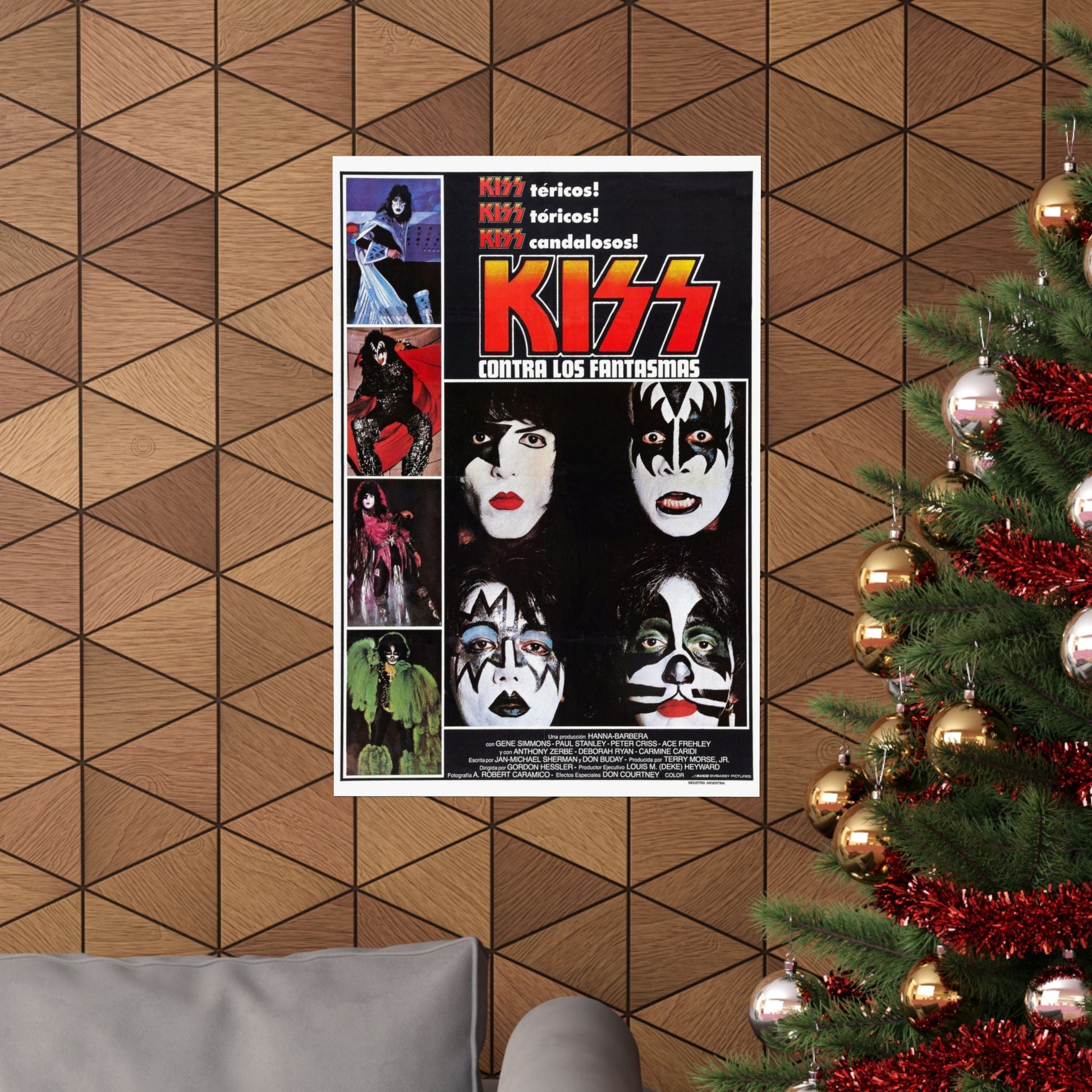 KISS MEETS THE PHANTOM OF THE PARK (SPAIN) 1978 - Paper Movie Poster-The Sticker Space