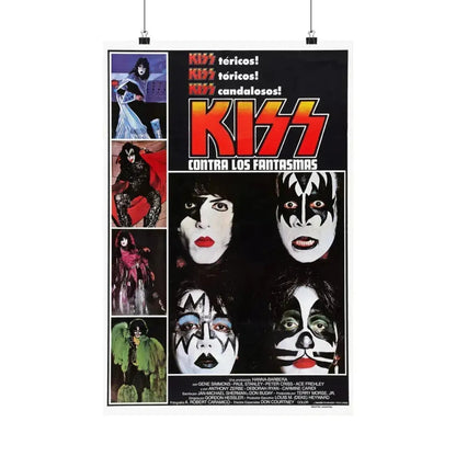 KISS MEETS THE PHANTOM OF THE PARK (SPAIN) 1978 - Paper Movie Poster 16″ x 24″ Matte - The Sticker Space