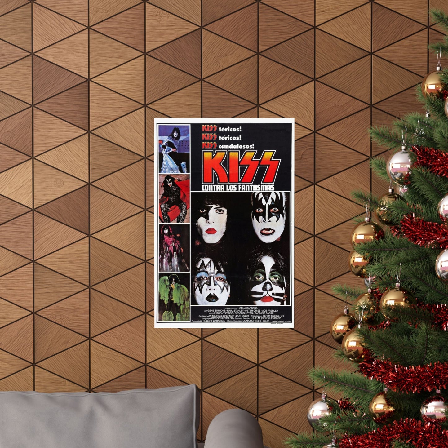 KISS MEETS THE PHANTOM OF THE PARK (SPAIN) 1978 - Paper Movie Poster-The Sticker Space