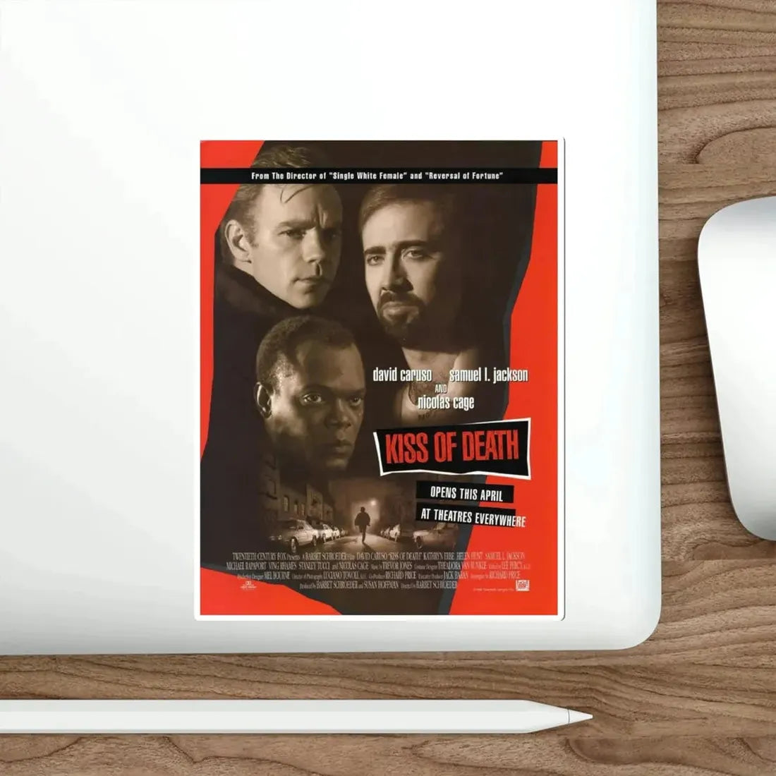 Kiss Of Death 1995 Movie Poster STICKER Vinyl Die-Cut Decal - The Sticker Space