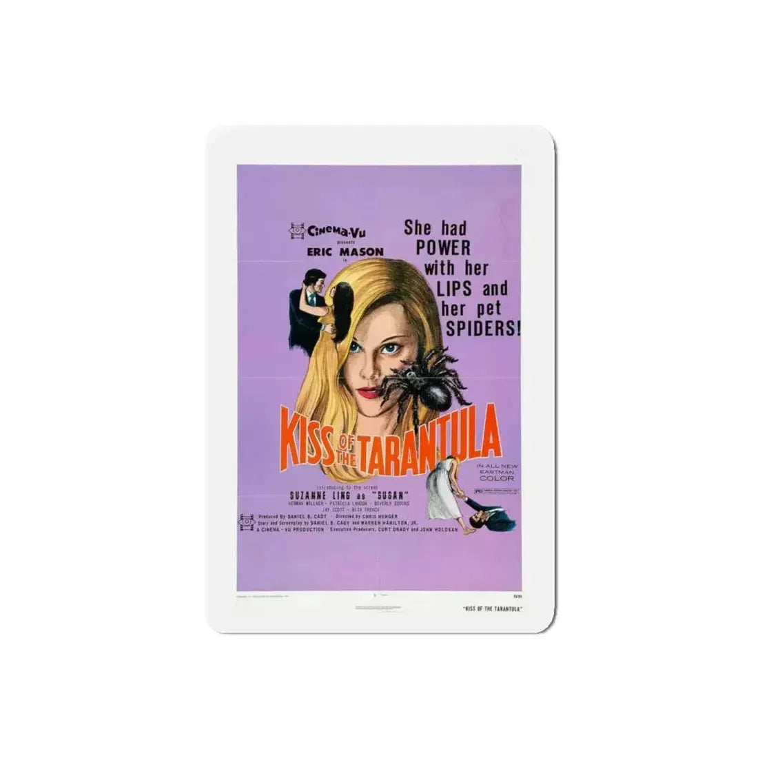 KISS OF THE TARANTULA 1975 Movie Poster - Refrigerator Magnet - The Sticker Space