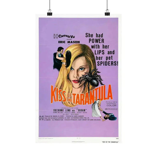 KISS OF THE TARANTULA 1975 - Paper Movie Poster 12″ x 18″ Matte - The Sticker Space