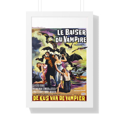 KISS OF THE VAMPIRE (BELGIAN) 1963 - Framed Movie Poster-16″ x 24″-The Sticker Space