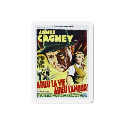 Kiss Tomorrow Goodbye 1950 v3 Movie Poster Refrigerator Magnet 2 Inch - The Sticker Space