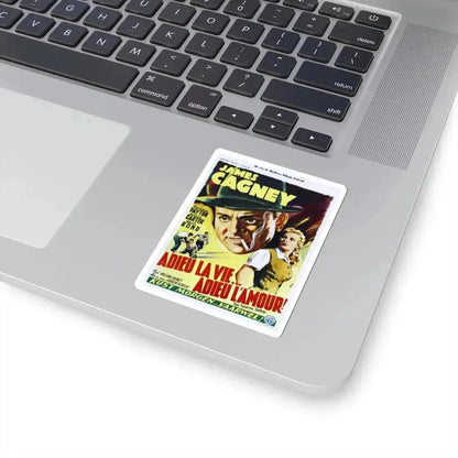 Kiss Tomorrow Goodbye 1950 v3 Movie Poster - STICKER Vinyl Kiss-Cut Decal - The Sticker Space
