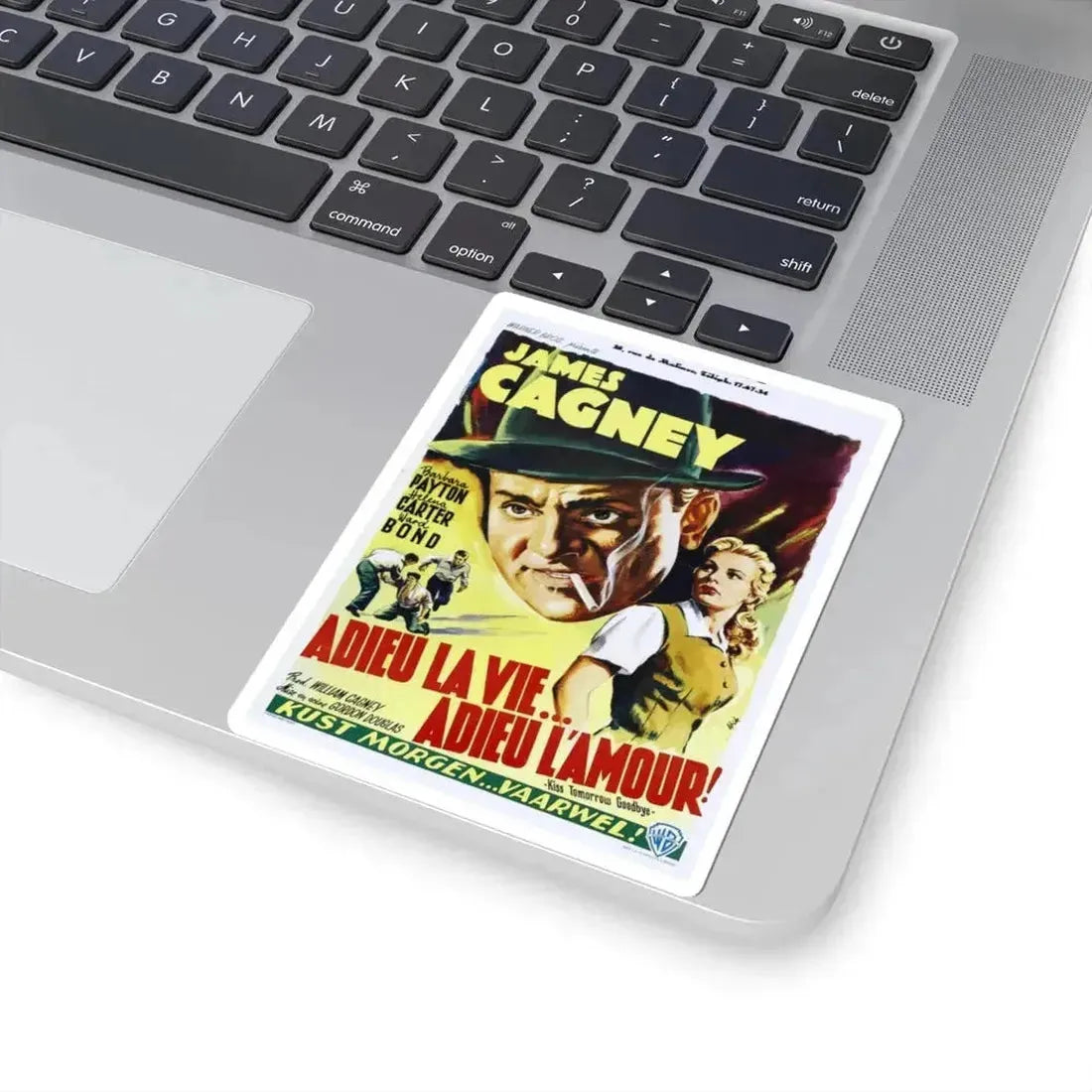Kiss Tomorrow Goodbye 1950 v3 Movie Poster - STICKER Vinyl Kiss-Cut Decal - The Sticker Space