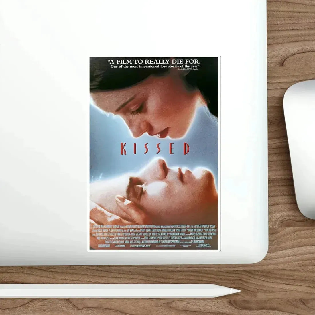Kissed 1997 2 Movie Poster STICKER Vinyl Die-Cut Decal - The Sticker Space