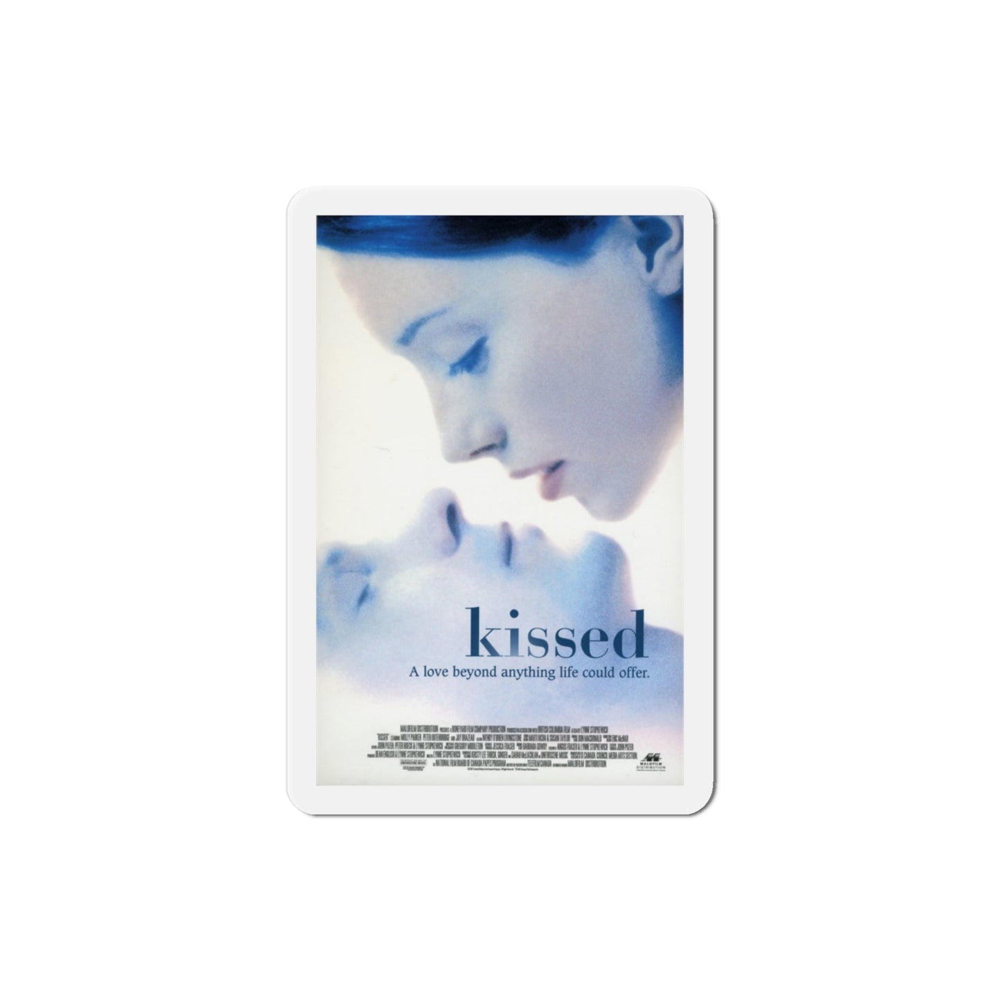 Kissed 1997 Movie Poster Die-Cut Magnet-The Sticker Space