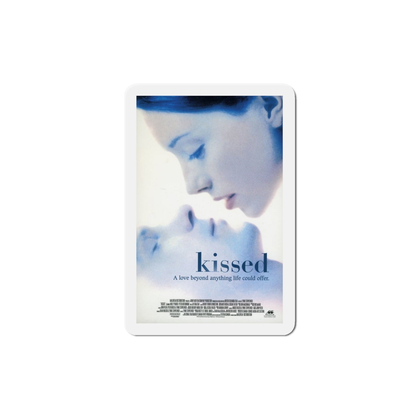 Kissed 1997 Movie Poster Die-Cut Magnet-6 Inch-The Sticker Space