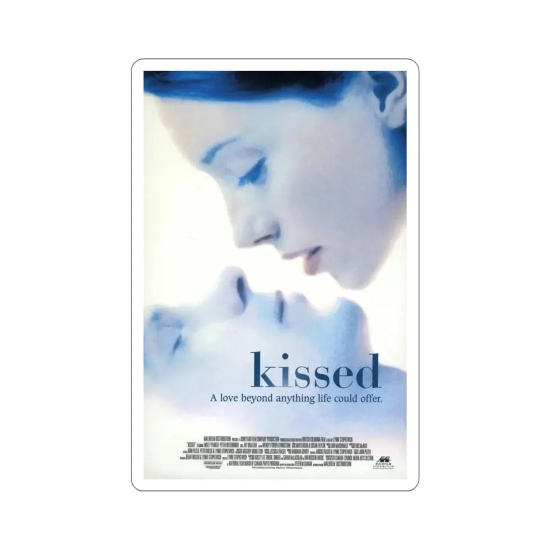 Kissed 1997 Movie Poster STICKER Vinyl Die-Cut Decal - The Sticker Space