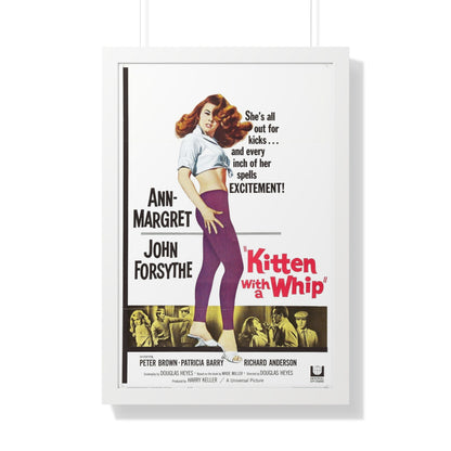 KITTEN WITH A WHIP 1964 - Framed Movie Poster-20" x 30"-The Sticker Space