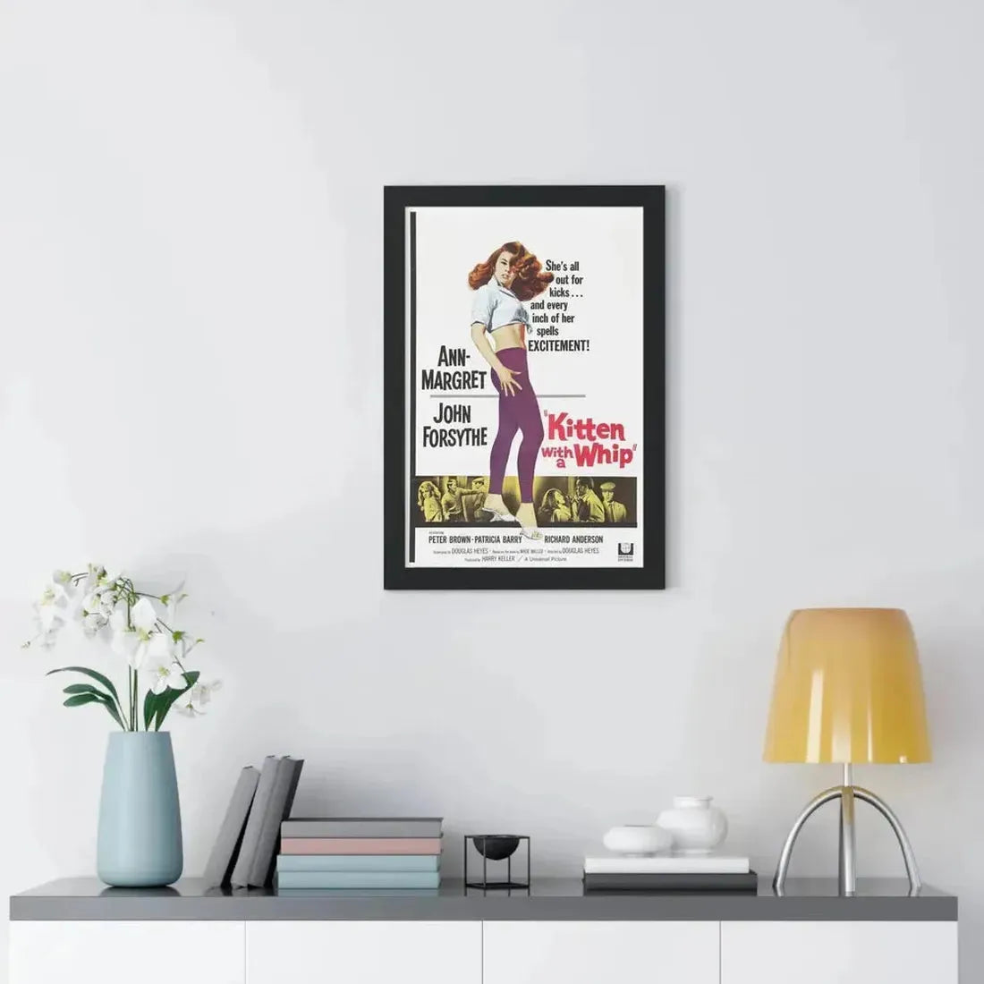 KITTEN WITH A WHIP 1964 - Framed Movie Poster - The Sticker Space