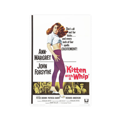 KITTEN WITH A WHIP 1964 - Paper Movie Poster-12″ x 18″ (Vertical)-The Sticker Space