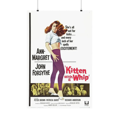 KITTEN WITH A WHIP 1964 - Paper Movie Poster - The Sticker Space