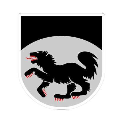 Kittilä.vaakuna (Finland) (Coat of Arms) STICKER Vinyl Kiss-Cut Decal 3 Inch White - The Sticker Space