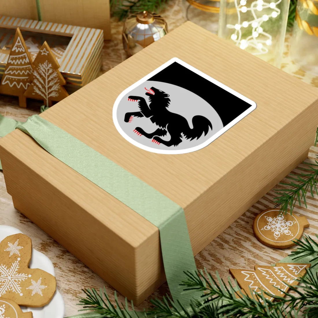 Kittilä.vaakuna (Finland) (Coat of Arms) STICKER Vinyl Kiss-Cut Decal - The Sticker Space