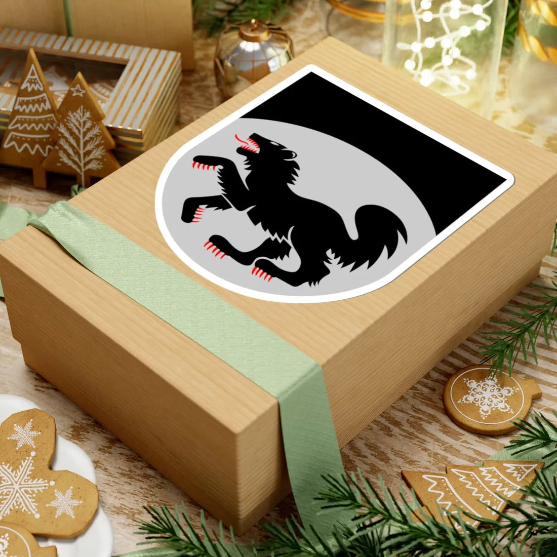 Kittilä.vaakuna (Finland) (Coat of Arms) STICKER Vinyl Kiss-Cut Decal - The Sticker Space