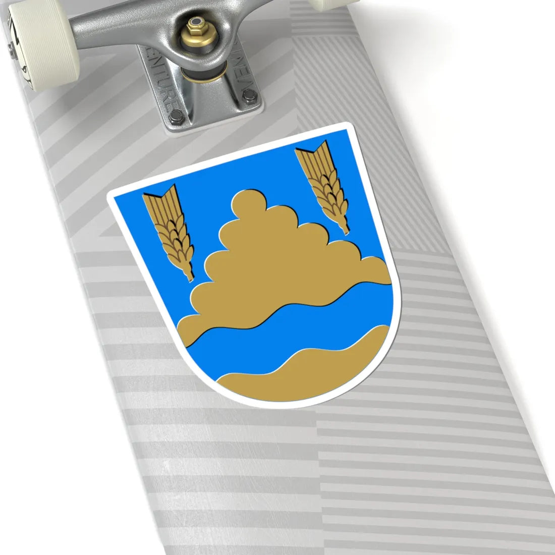 Kiukainen.vaakuna (Finland) (Coat of Arms) STICKER Vinyl Kiss-Cut Decal - The Sticker Space