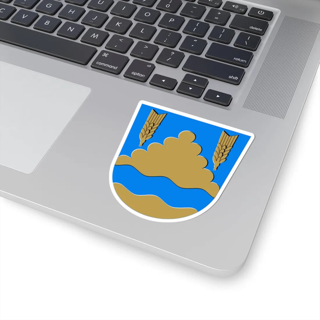 Kiukainen.vaakuna (Finland) (Coat of Arms) STICKER Vinyl Kiss-Cut Decal - The Sticker Space
