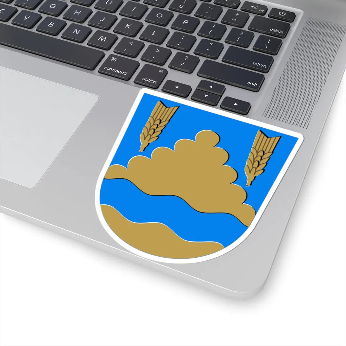 Kiukainen.vaakuna (Finland) (Coat of Arms) STICKER Vinyl Kiss-Cut Decal - The Sticker Space
