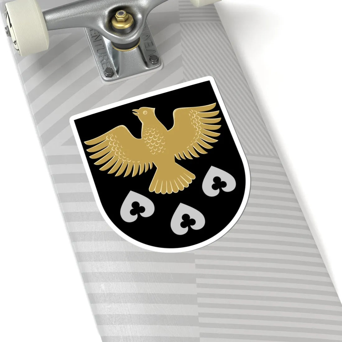 Kiuruvesi.vaakuna (Finland) (Coat of Arms) STICKER Vinyl Kiss-Cut Decal - The Sticker Space