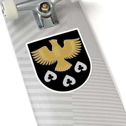 Kiuruvesi.vaakuna (Finland) (Coat of Arms) STICKER Vinyl Kiss-Cut Decal - The Sticker Space