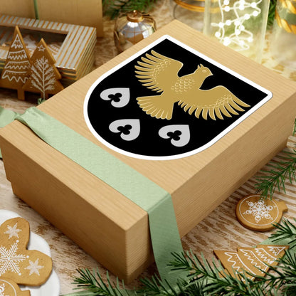 Kiuruvesi.vaakuna (Finland) (Coat of Arms) STICKER Vinyl Kiss-Cut Decal - The Sticker Space