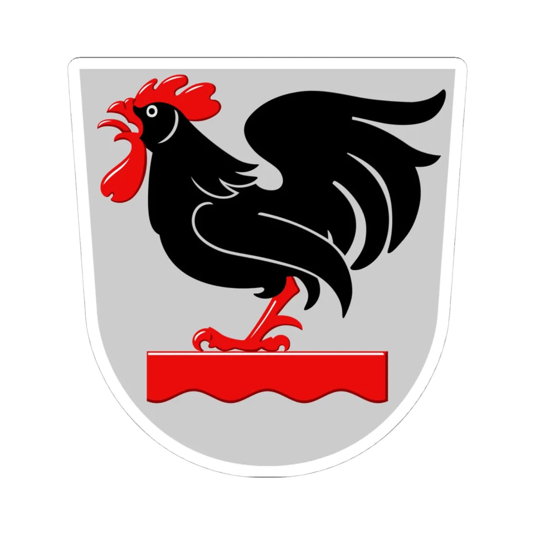 Kivijärvi.vaakuna (Finland) (Coat of Arms) STICKER Vinyl Kiss-Cut Decal - The Sticker Space
