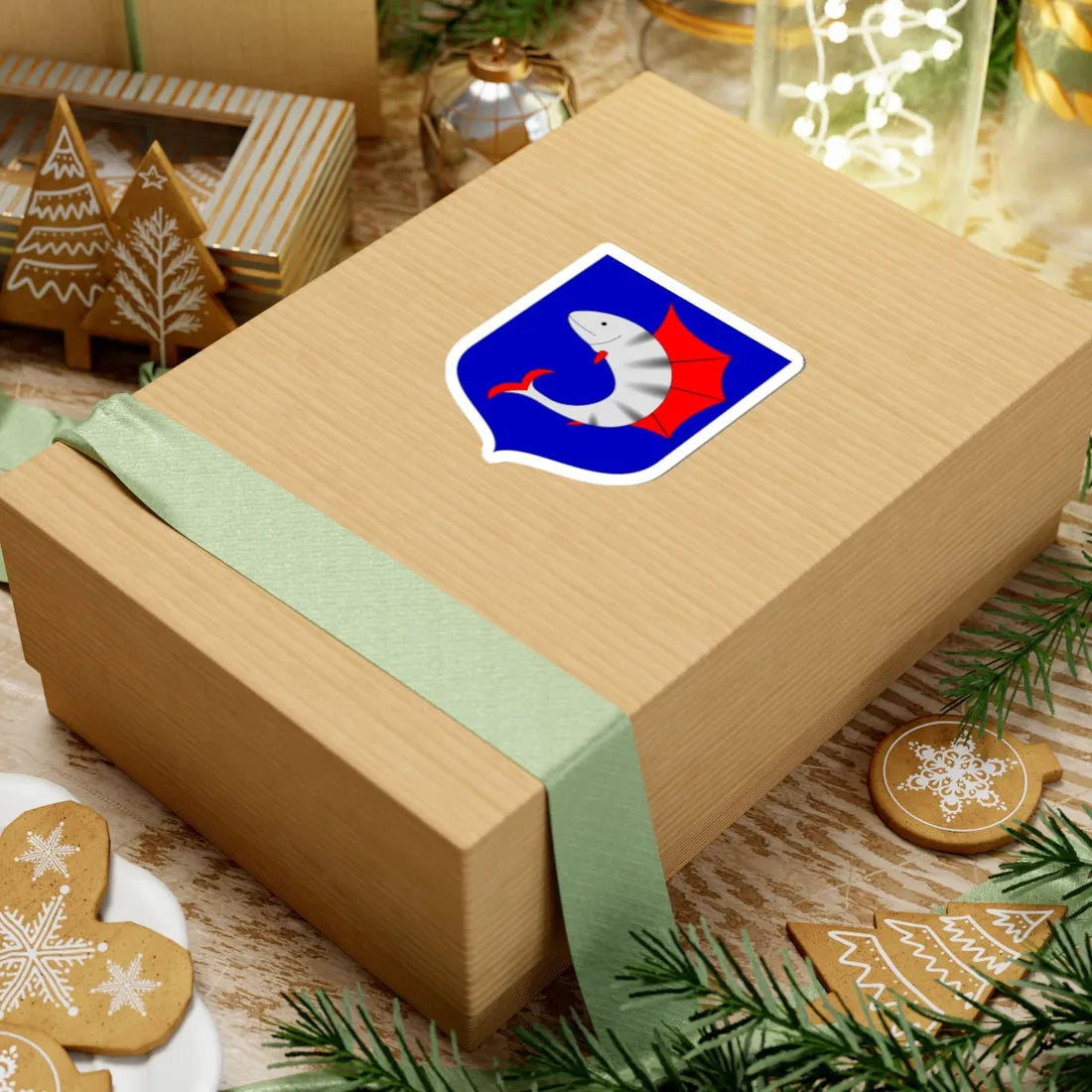 Kökar.vaakuna (Finland) (Coat of Arms) STICKER Vinyl Kiss-Cut Decal - The Sticker Space