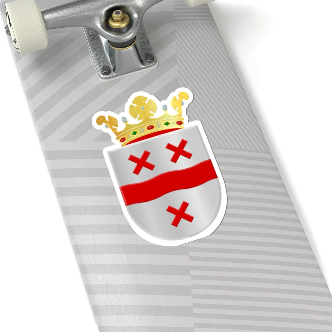 Klaaswaal wapen (Netherlands) (Coat of Arms) STICKER Vinyl Kiss-Cut Decal - The Sticker Space