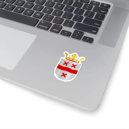 Klaaswaal wapen (Netherlands) (Coat of Arms) STICKER Vinyl Kiss-Cut Decal - The Sticker Space