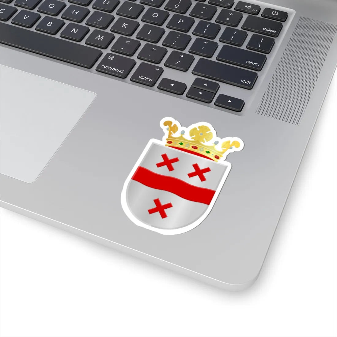 Klaaswaal wapen (Netherlands) (Coat of Arms) STICKER Vinyl Kiss-Cut Decal - The Sticker Space