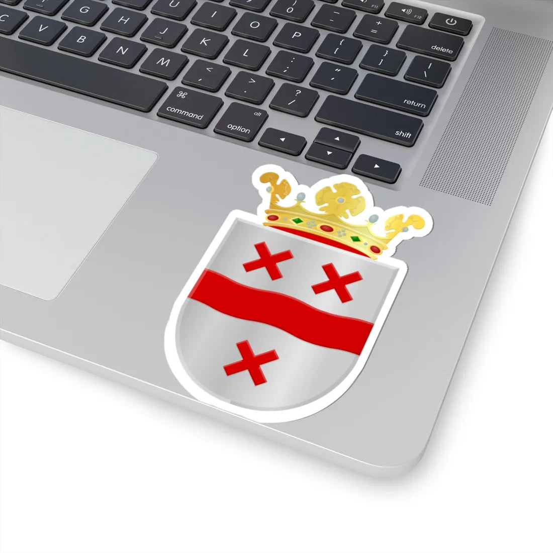Klaaswaal wapen (Netherlands) (Coat of Arms) STICKER Vinyl Kiss-Cut Decal - The Sticker Space