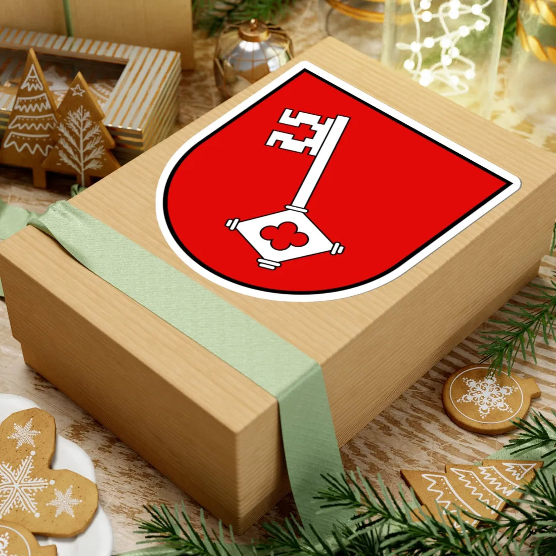 Klausen Suedtirol CoA classic (Italy) (Coat of Arms) STICKER Vinyl Kiss-Cut Decal - The Sticker Space