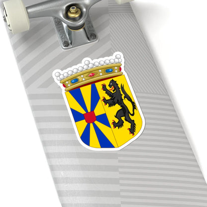 Klein wapen van West-Vlaanderen (Belgium) (Coat of Arms) STICKER Vinyl Kiss-Cut Decal - The Sticker Space