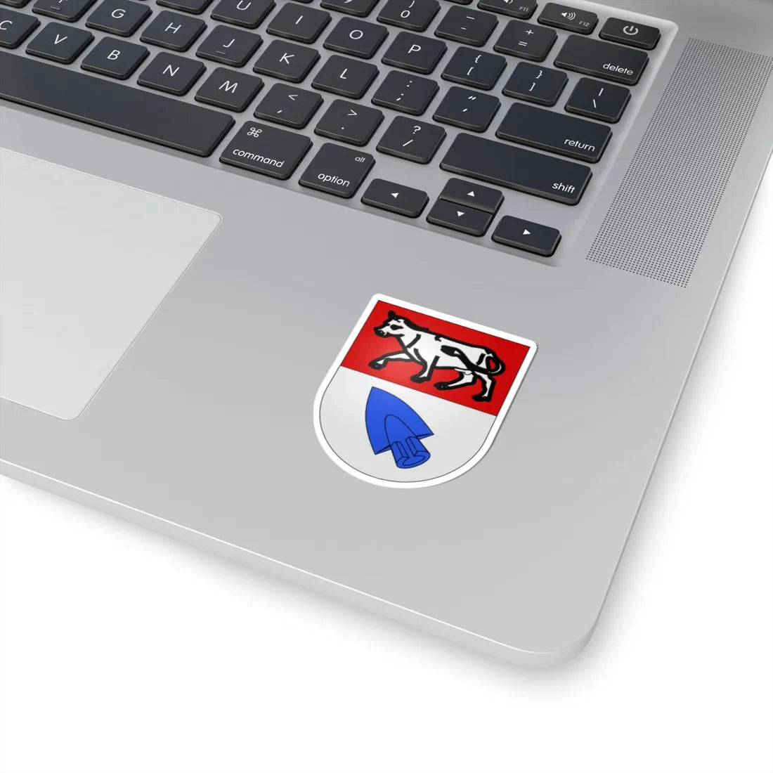 Kleinbösingen-coat of arms (Switzerland) (Coat of Arms) STICKER Vinyl Kiss-Cut Decal - The Sticker Space