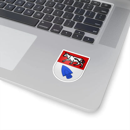 Kleinbösingen-coat of arms (Switzerland) (Coat of Arms) STICKER Vinyl Kiss-Cut Decal - The Sticker Space