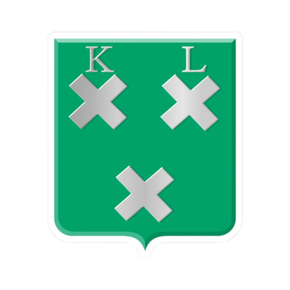 Kleine Lindt wapen (Netherlands) (Coat of Arms) STICKER Vinyl Kiss-Cut Decal 2 Inch White - The Sticker Space