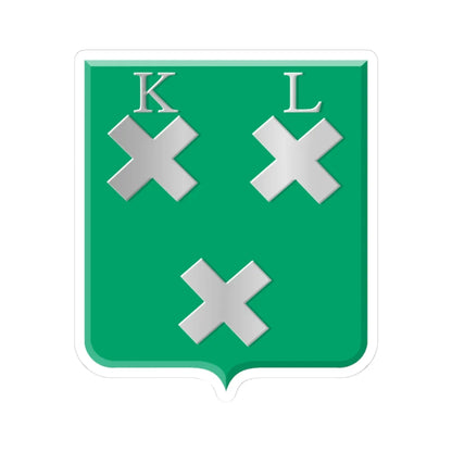 Kleine Lindt wapen (Netherlands) (Coat of Arms) STICKER Vinyl Kiss-Cut Decal 3 Inch White - The Sticker Space
