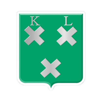 Kleine Lindt wapen (Netherlands) (Coat of Arms) STICKER Vinyl Kiss-Cut Decal 4 Inch White - The Sticker Space