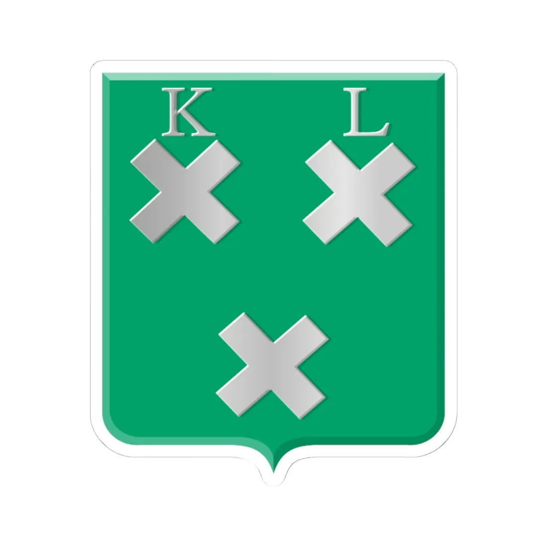 Kleine Lindt wapen (Netherlands) (Coat of Arms) STICKER Vinyl Kiss-Cut Decal - The Sticker Space