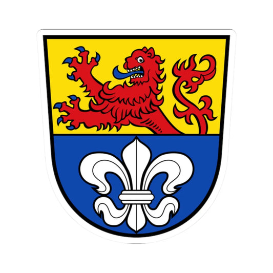 Kleines Stadtwappen Darmstadt (Germany) (Coat of Arms) STICKER Vinyl Kiss-Cut Decal 2 Inch White - The Sticker Space